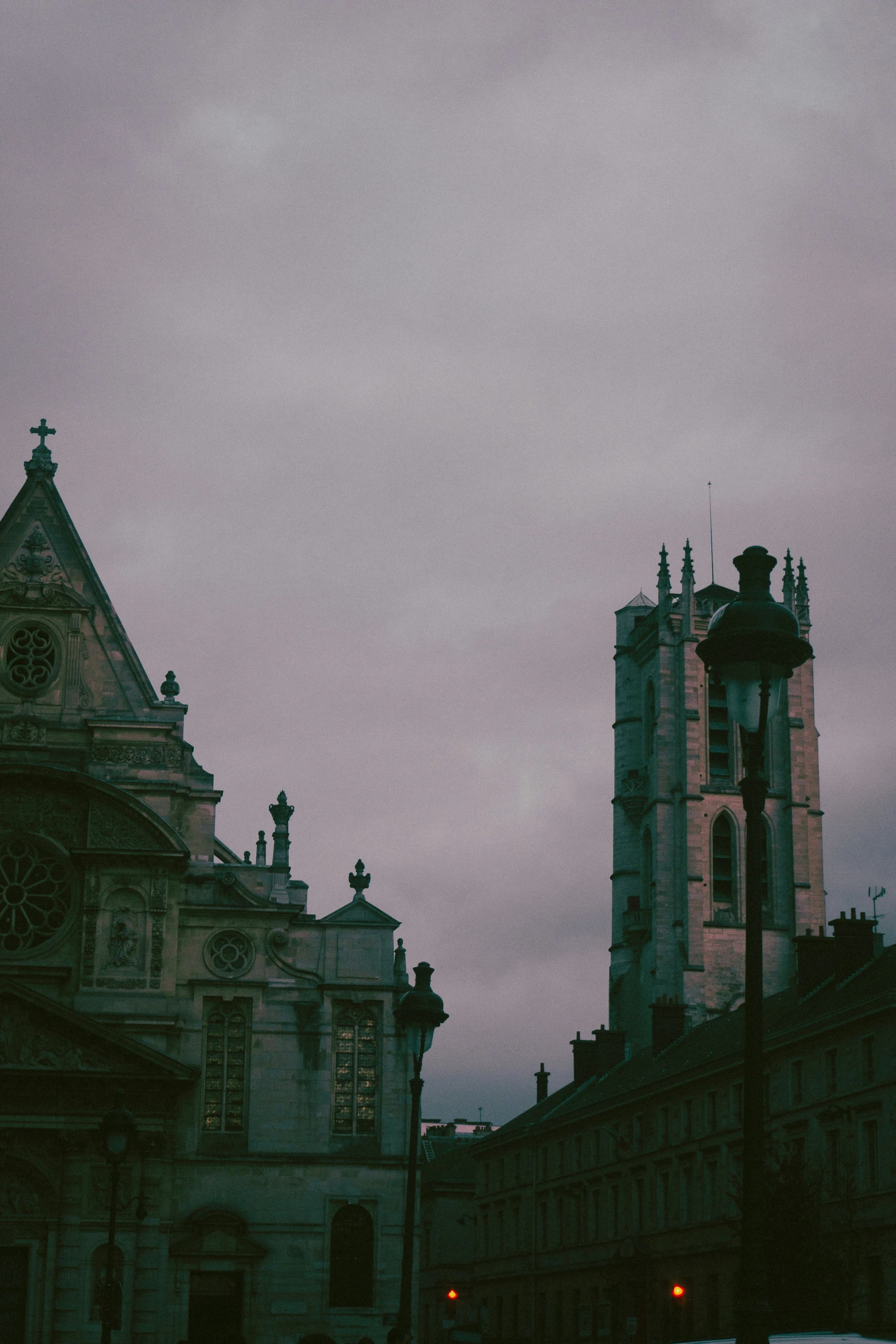 the clock is on the tower of this building