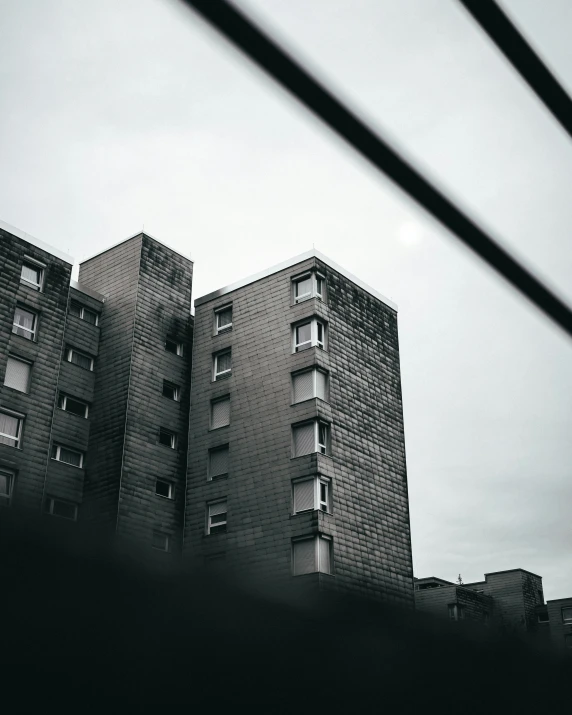 an old building with multiple balconies and windows