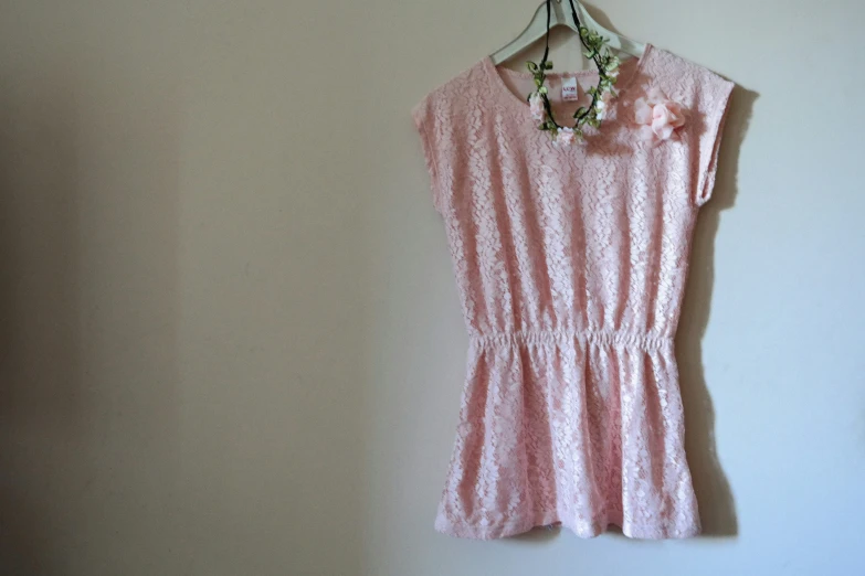 an image of dress hanging on a wall