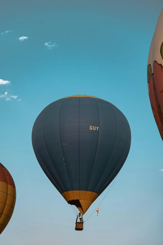 a po of two  air balloons in the sky