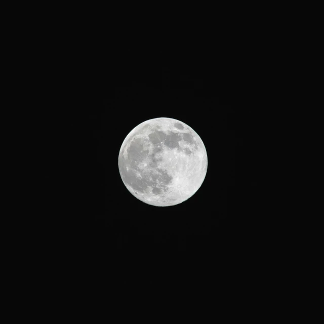 the full moon against a dark night sky