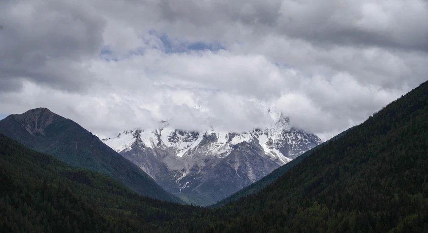 there is a view from the top of a mountain