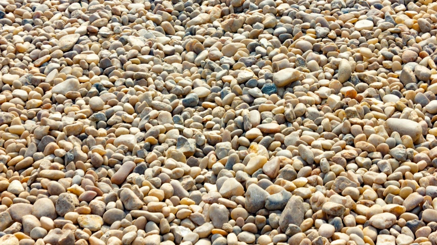 a lot of rocks laid out together on the ground