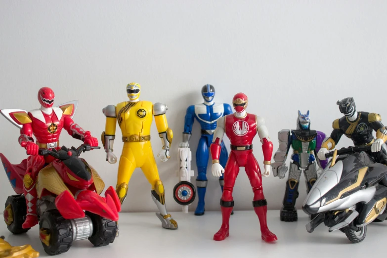 toy figures of the different species, from an old model to an original