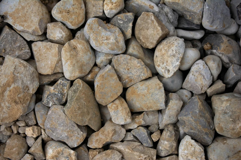 a bunch of rocks that have been placed together