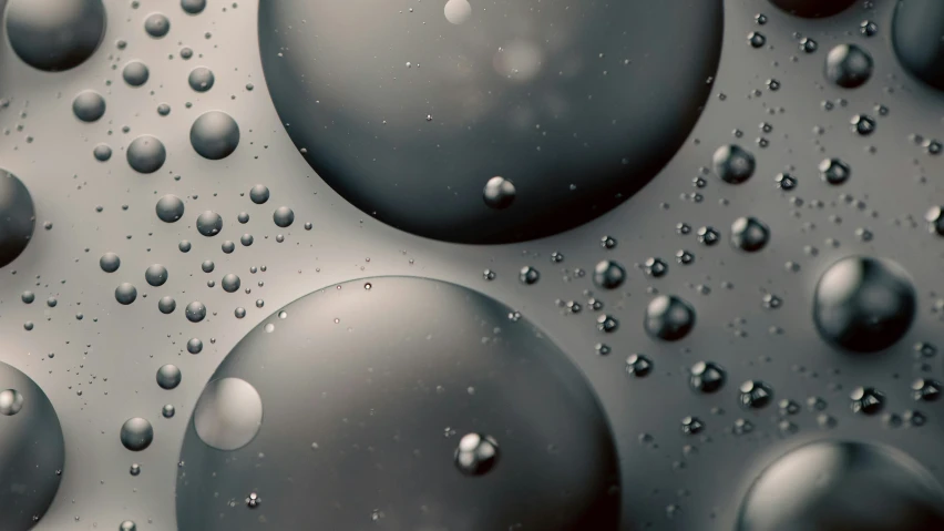 droplets of water are seen on the surface of an artificial model