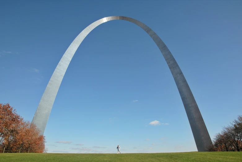 the large sculpture is on display on a lawn