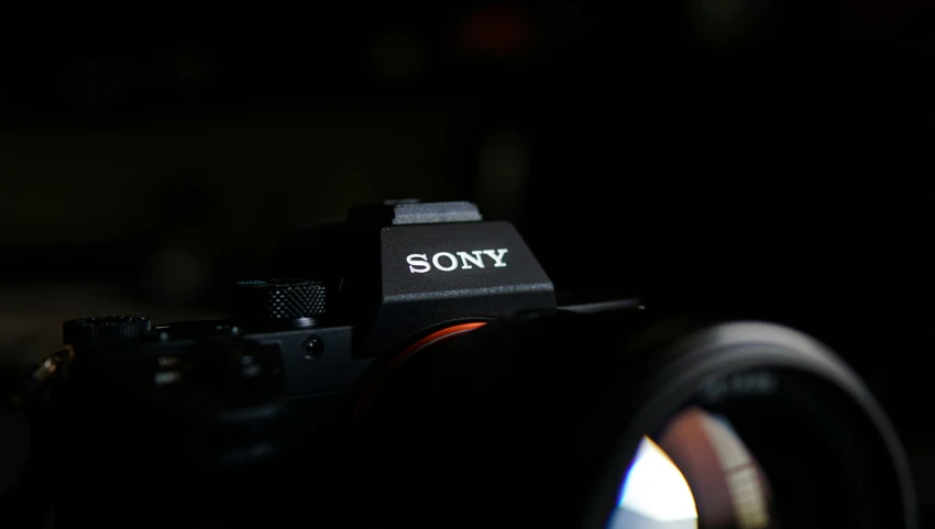 the back side of a sony camera