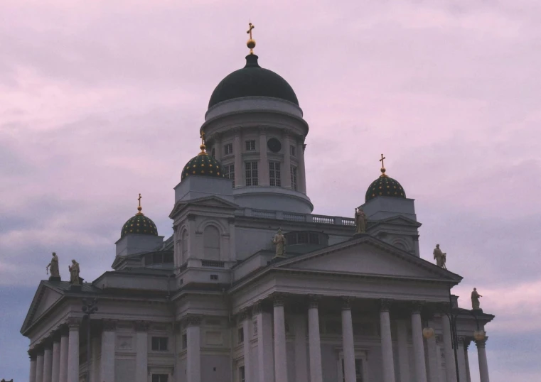 a very large cathedral with two tall towers