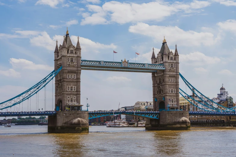 a bridge that is sitting over the water