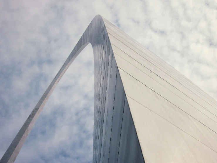 an image of the side of a building and sky