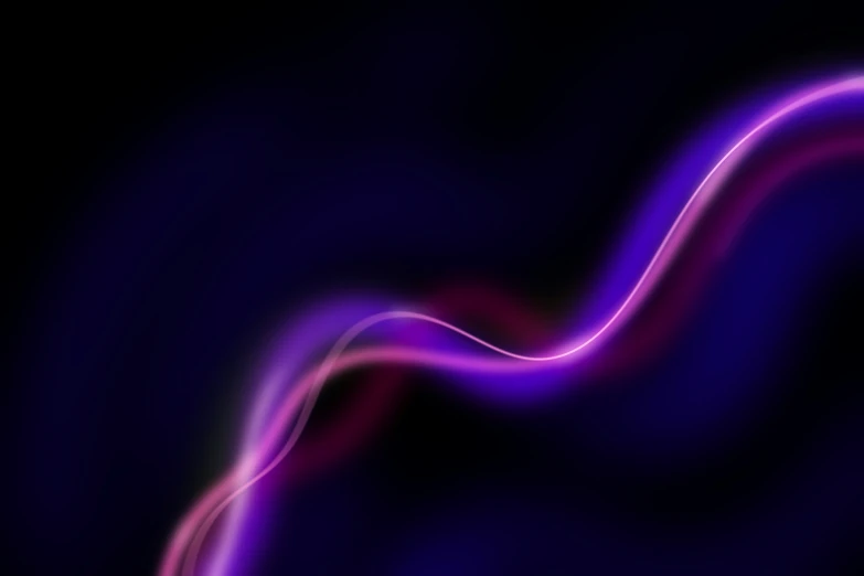 blue and pink lines of wavy motion against a dark background