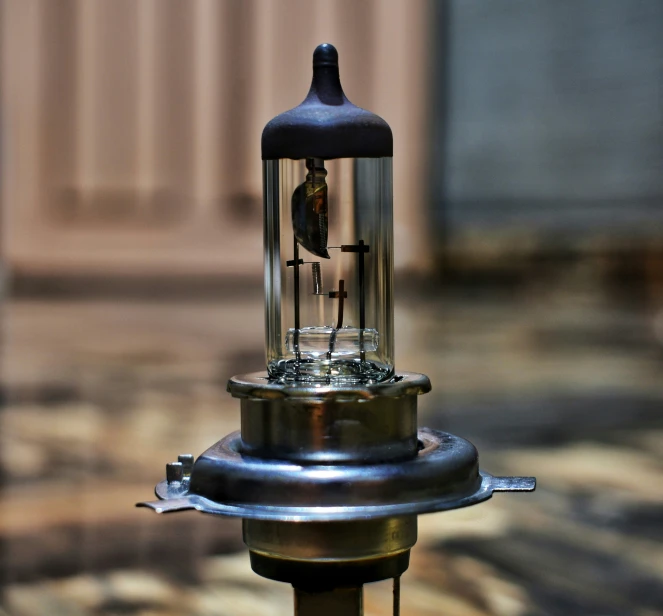 a light that is on top of a table