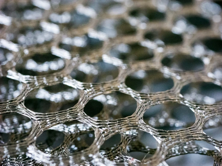 abstract images of steel bars with circles and rivets