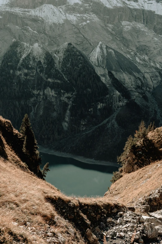 the po is taken from above a mountain