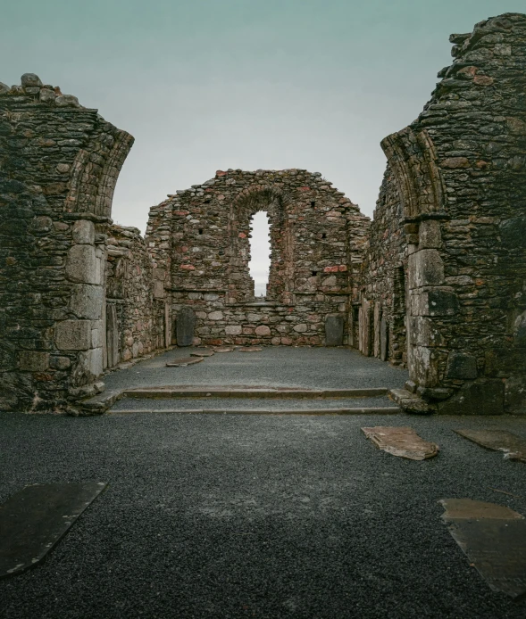 the large building is built with old bricks