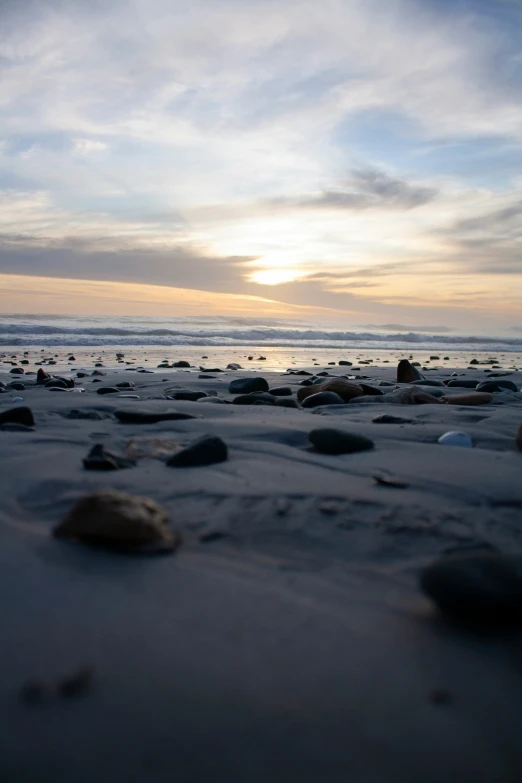 the sky is dark and a single surfer wades in