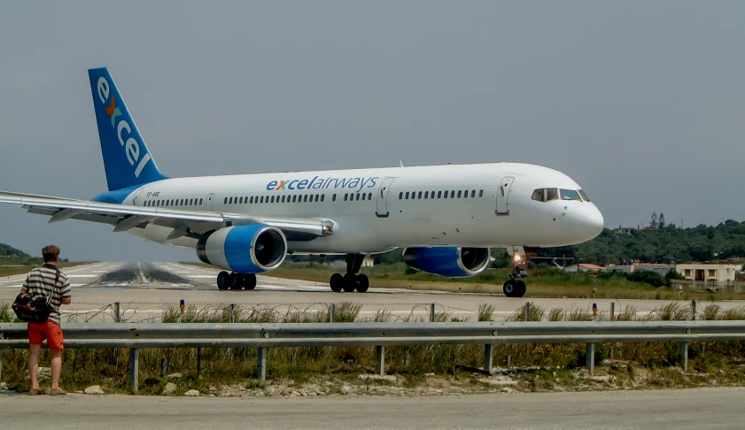 large commercial airplane sitting on the tarmac