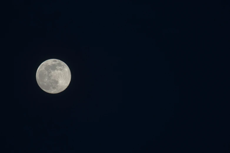 an image of a full moon in the dark sky