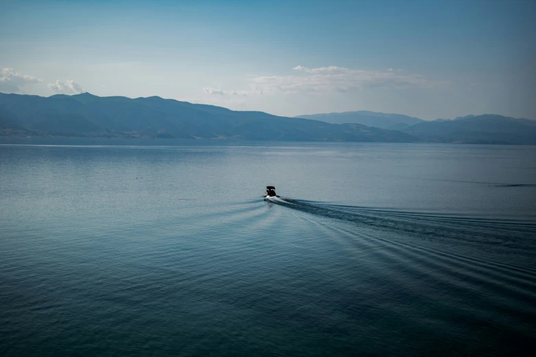 a man is on his skis in the water