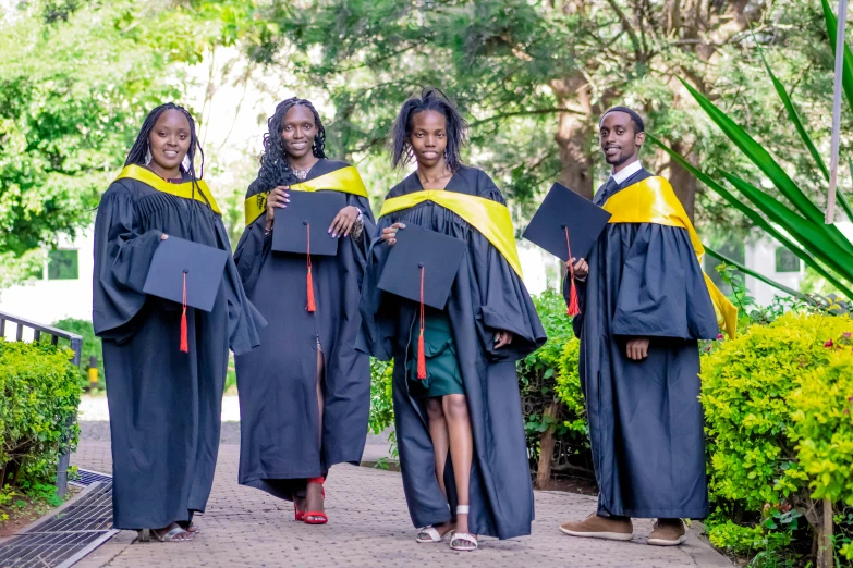 a group of students walking towards the camera