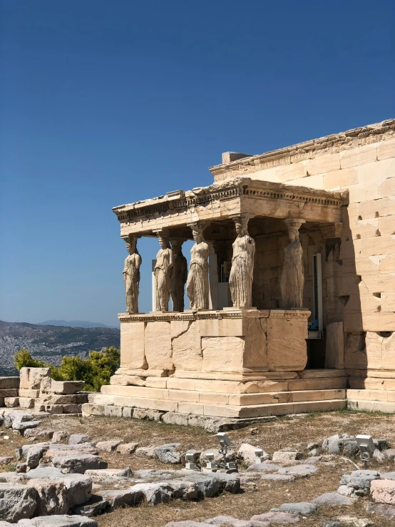 an old temple near an ancient city in the daytime