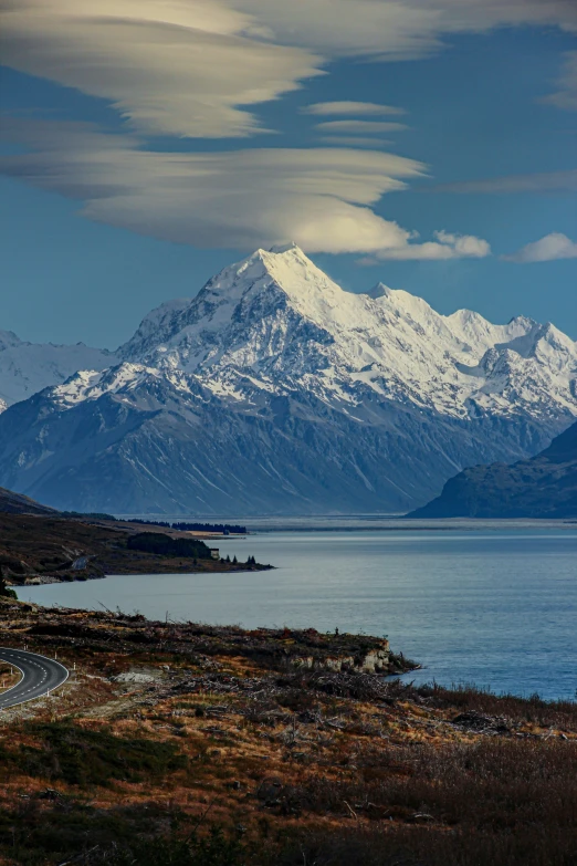 a view of some mountains in the background