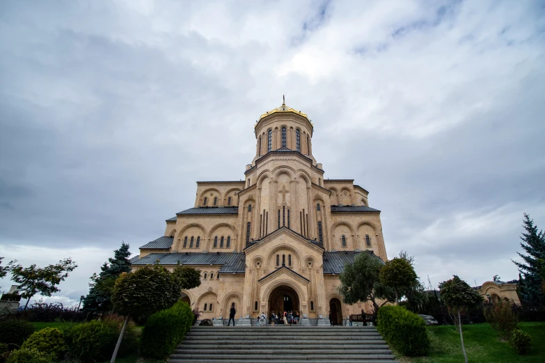 an image of a building on top of steps