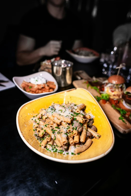 a plate of food that is on top of a table