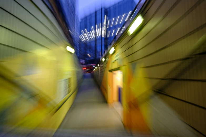 an image of a moving walkway on a nice day