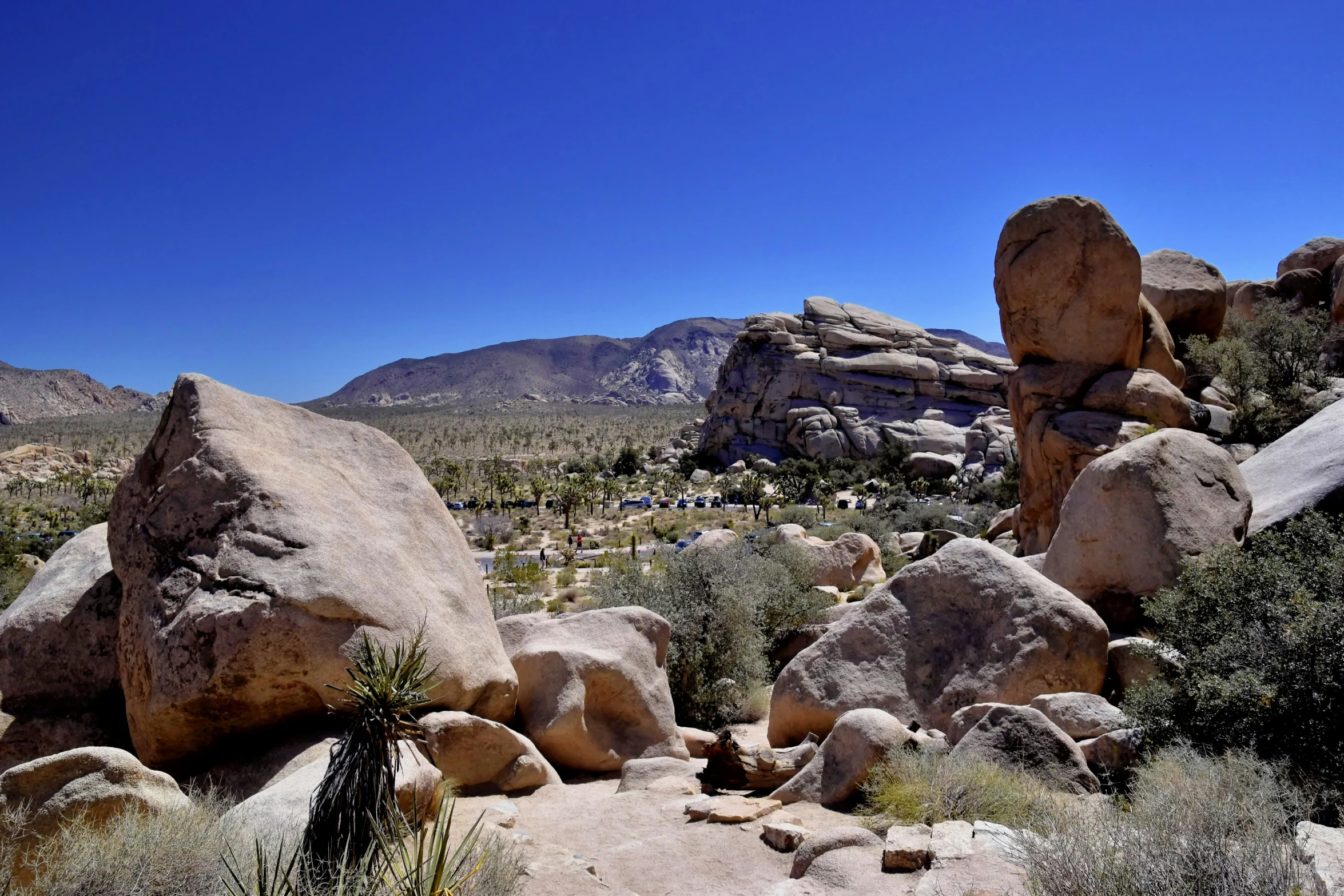 rocky scenery of the mountains and desert area