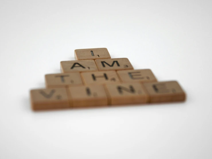a po showing scrabble spelling made from words