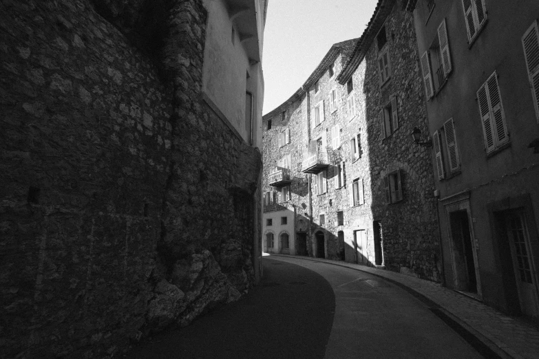 a street that has some buildings near by