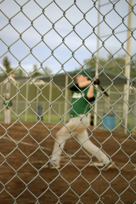 a pitcher and batter during a baseball game
