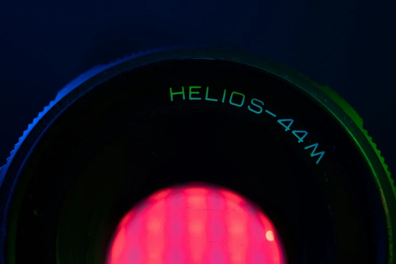 close up of a traffic light with red light