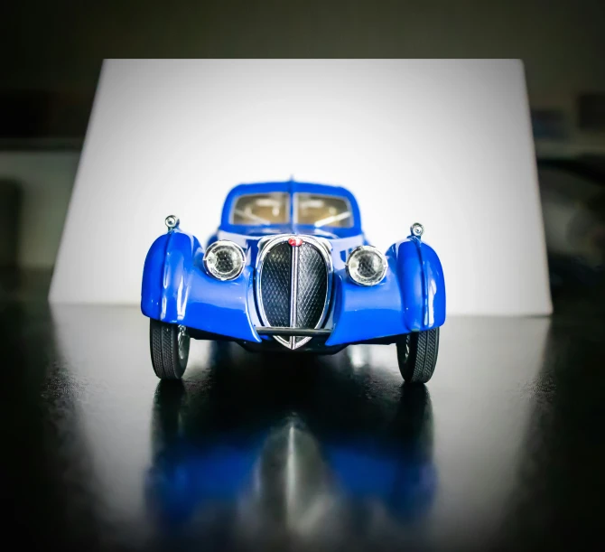an image of a car that is on a table