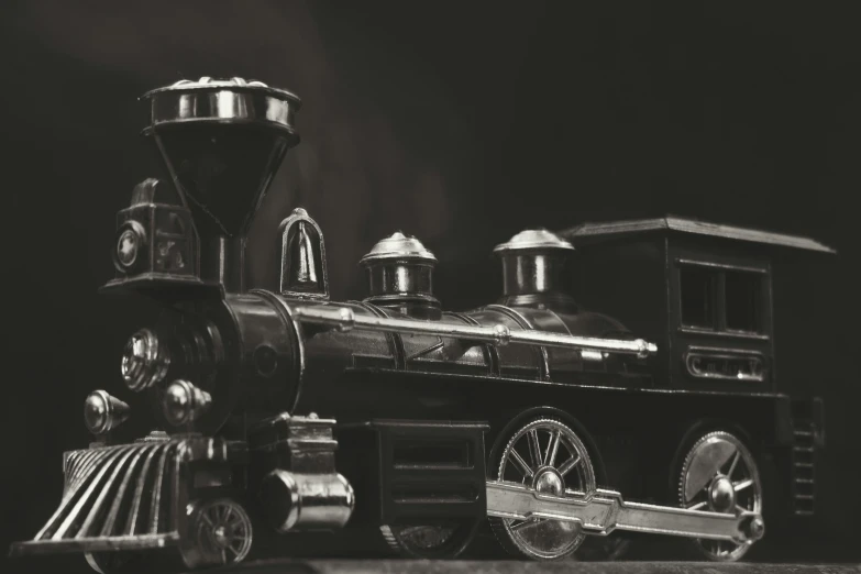 an old fashioned steam engine is shown