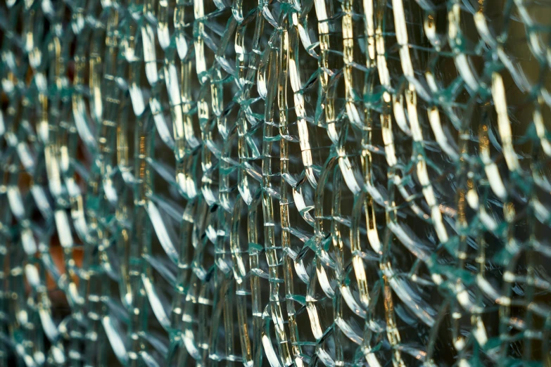 a close - up of an image of shattered glass