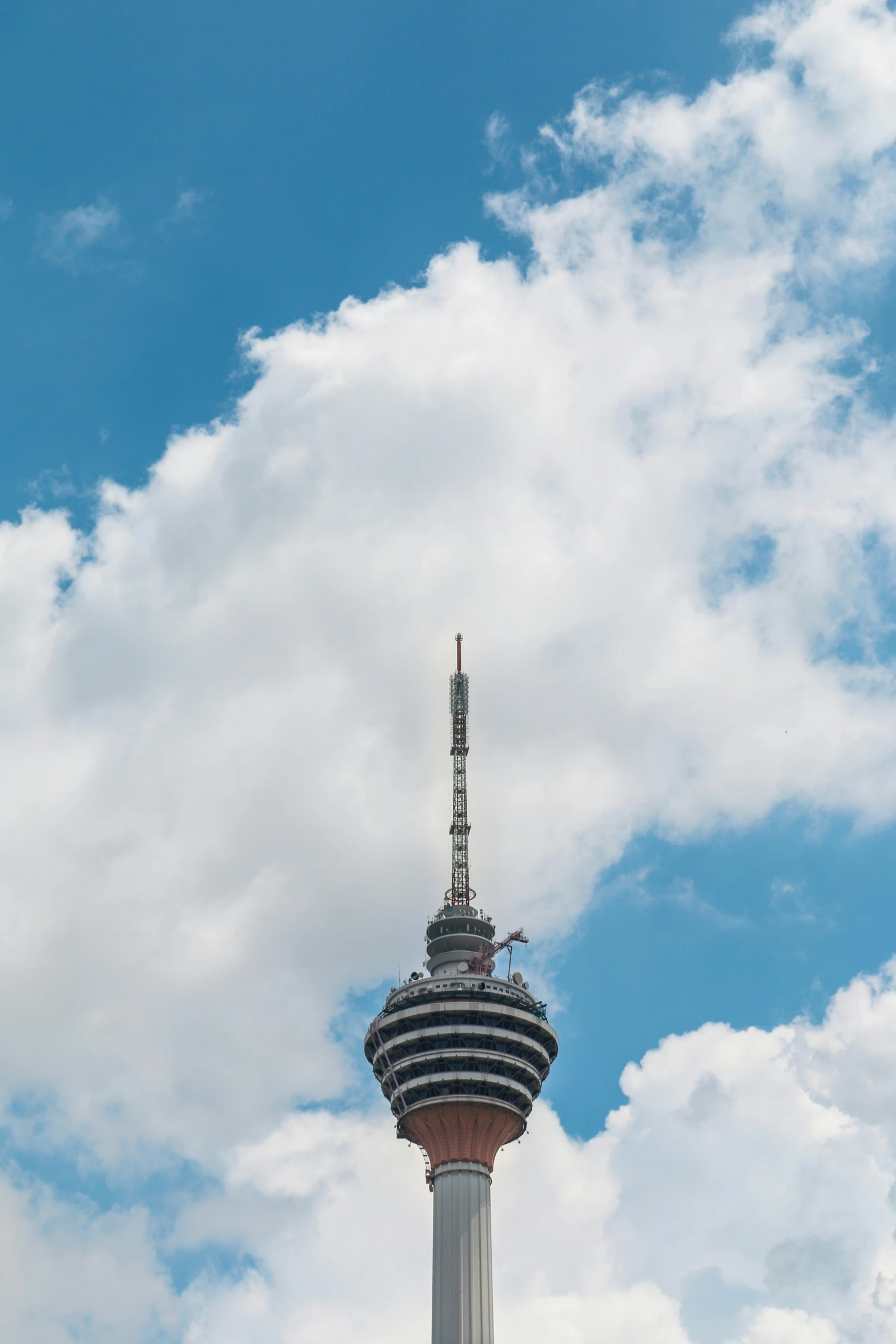 a tall, slender tower with a tower on top