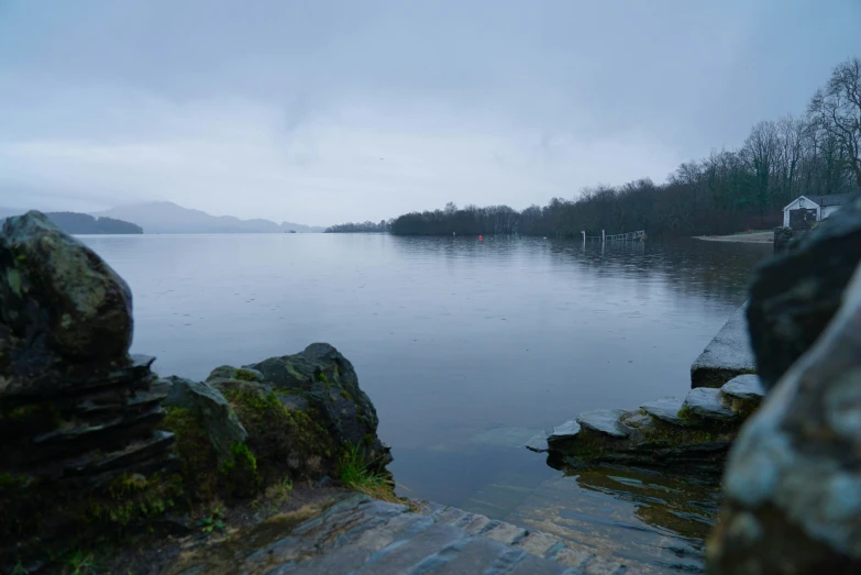 the view over the water from an area that looks incredible