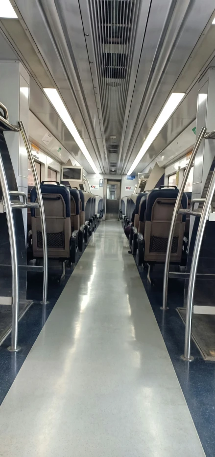 empty airplane seats at the airport during flight