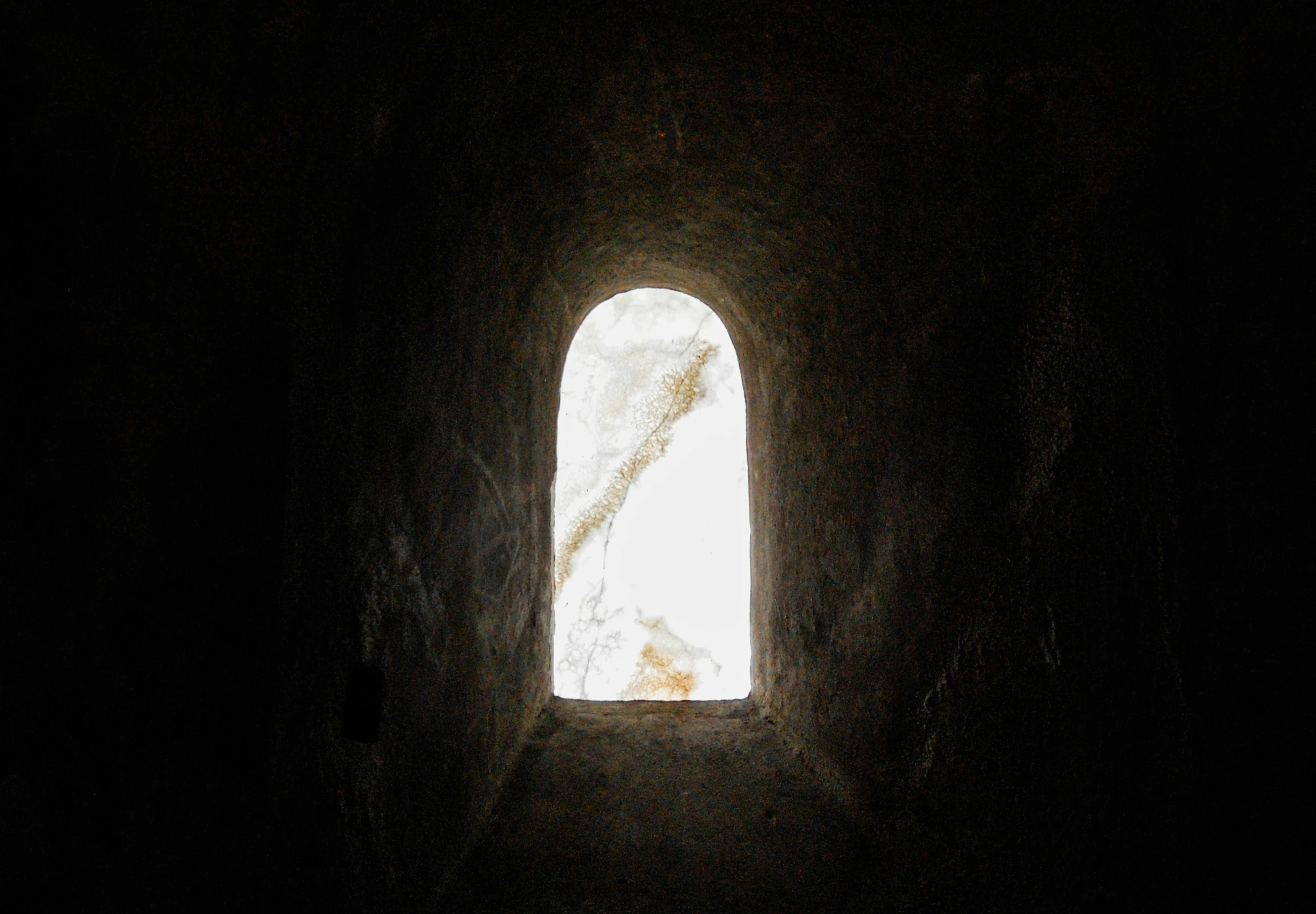 an image of an empty window in the wall