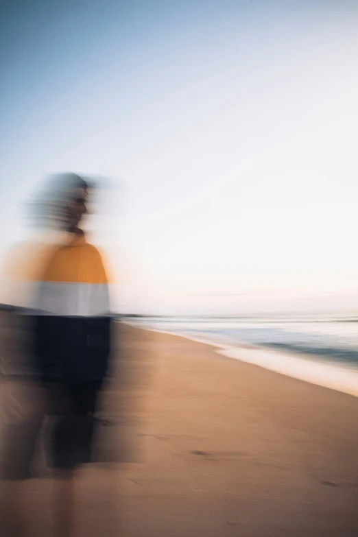 a blurry pograph of a person on a bike