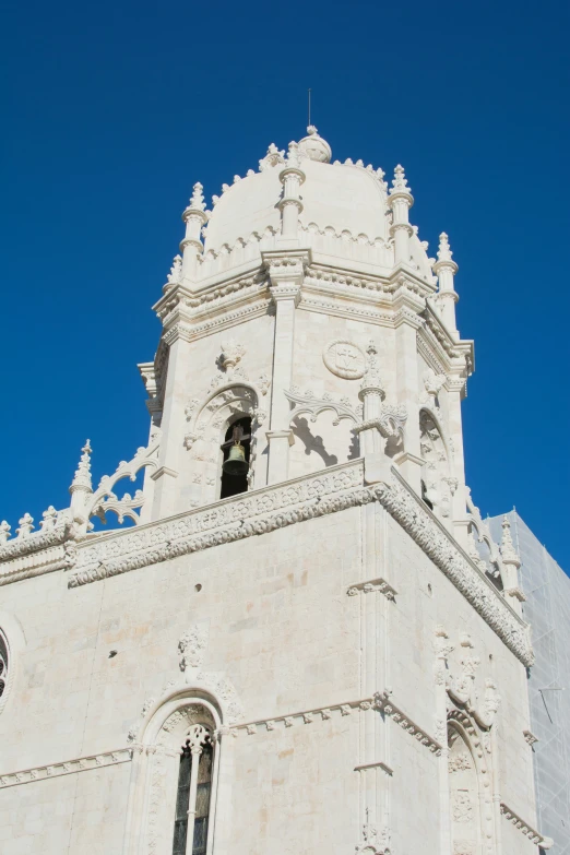 a clock tower with a sky background