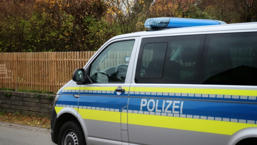 an image of a police van on the street