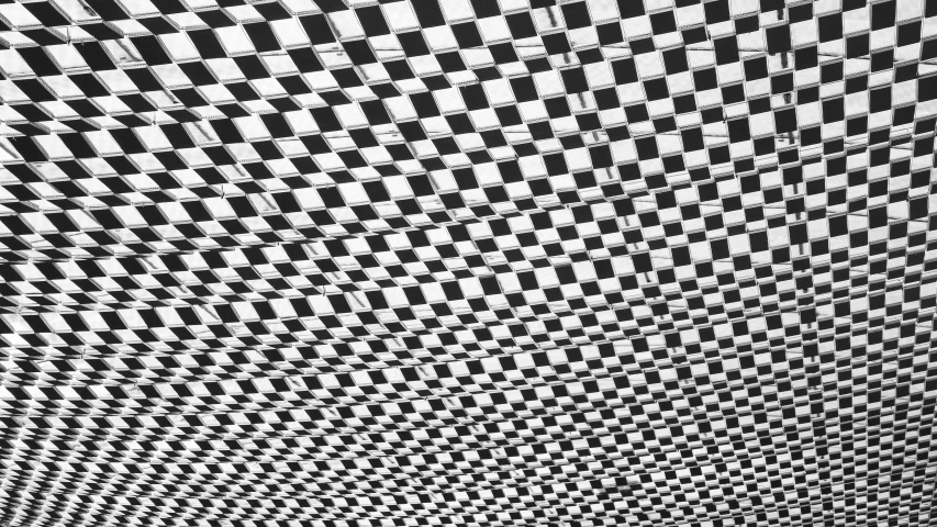 this is an image of distorted black and white squares