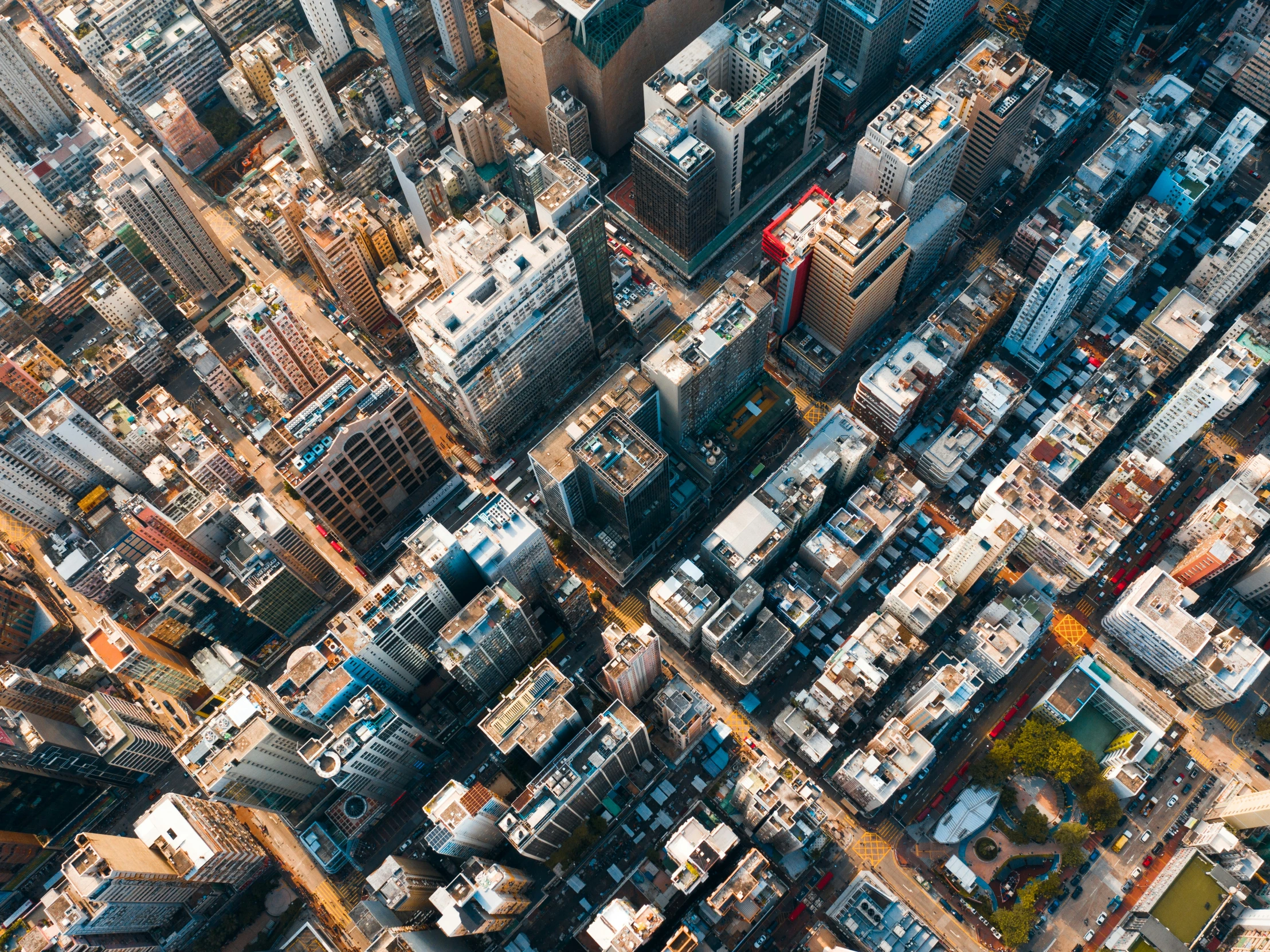 an aerial s of the city of london from above