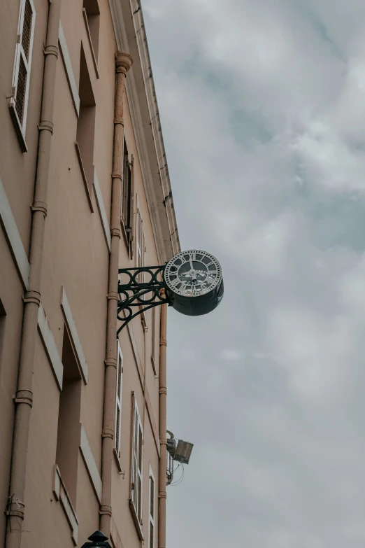 an old clock on the side of a building