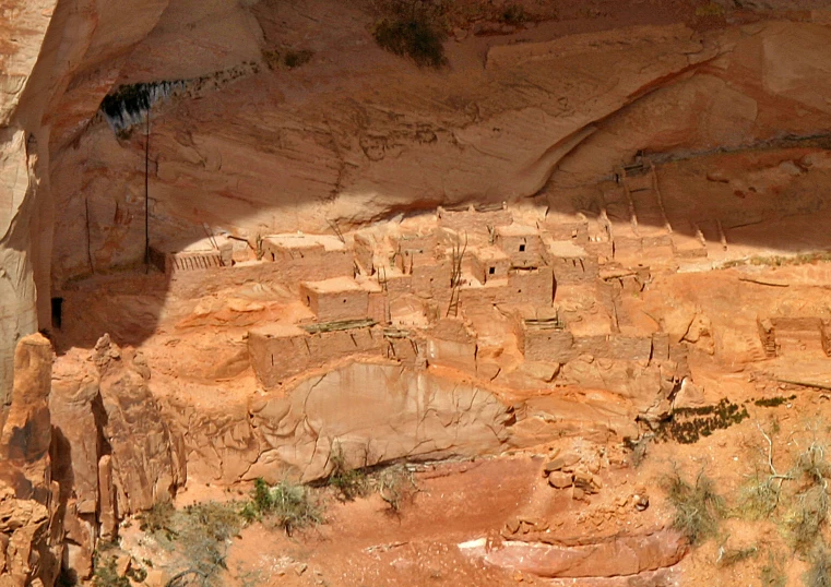 a large group of rocks in a mountainous area