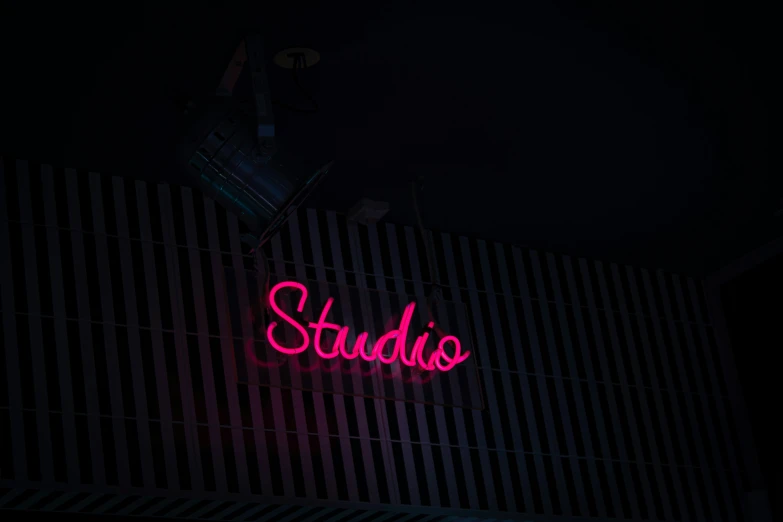 a building with a sign that says studio